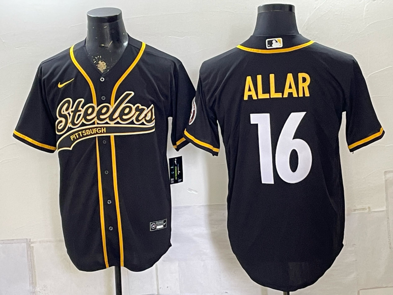 2026 Men Pittsburgh Steelers #16 Allar Black Limited Nike NFL Jersey 0823003->pittsburgh steelers->NFL Jersey